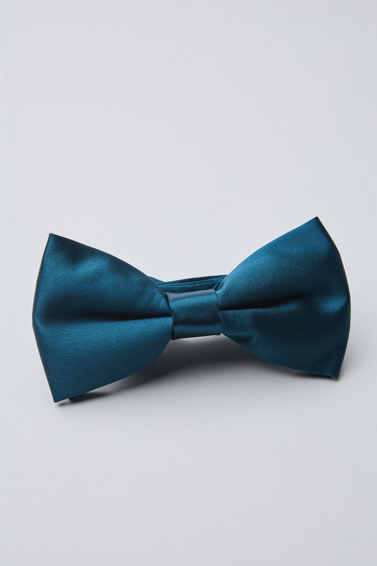 Галстук-бабочка Синяя гладкая