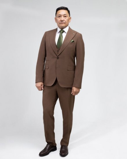 Костюм-тройка MAZALTOVMAN коричневый