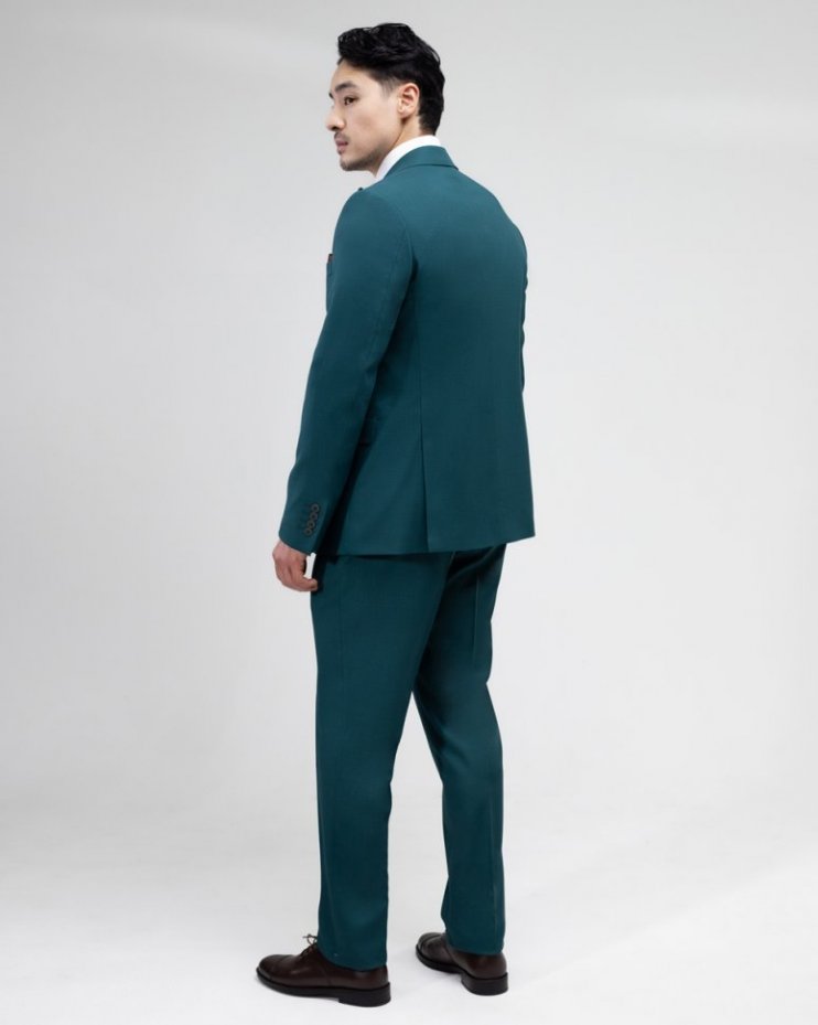 Стильный костюм-тройка MAZALTOVMAN зеленый