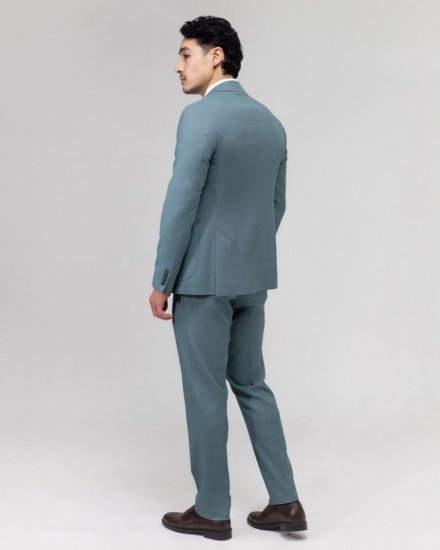 Яркий мужской костюм 2-ка Mazaltovman бирюзовый