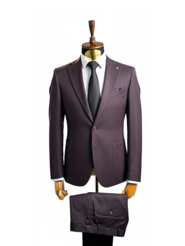 Костюм MAZALTOVMAN 2-ка премиум Бордовый фактурный